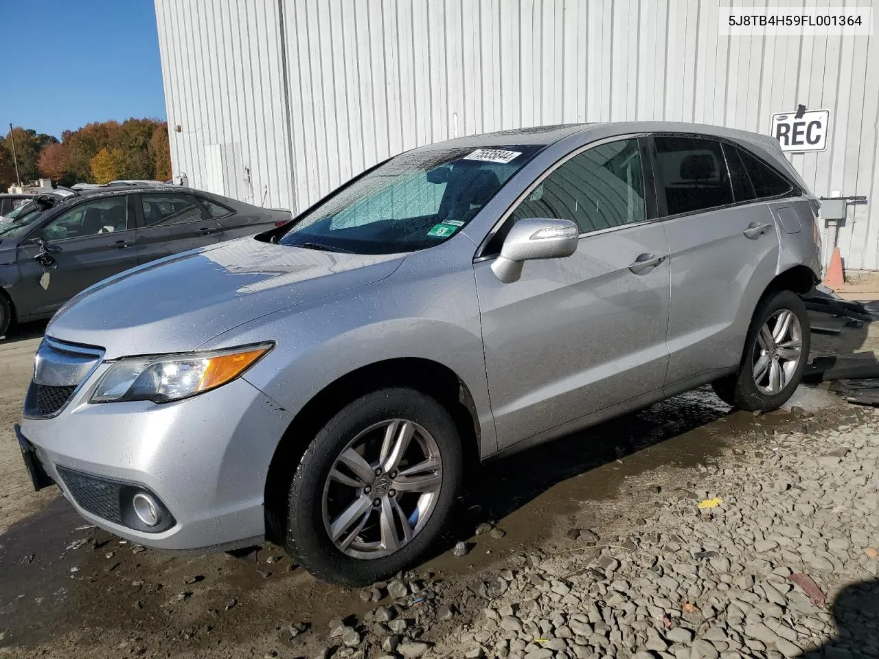 2015 Acura Rdx Technology VIN: 5J8TB4H59FL001364 Lot: 75535844