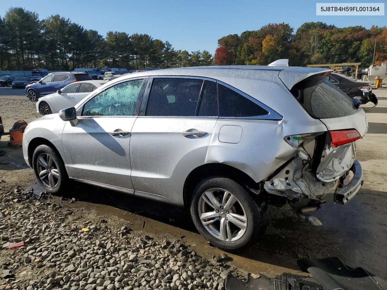 2015 Acura Rdx Technology VIN: 5J8TB4H59FL001364 Lot: 75535844