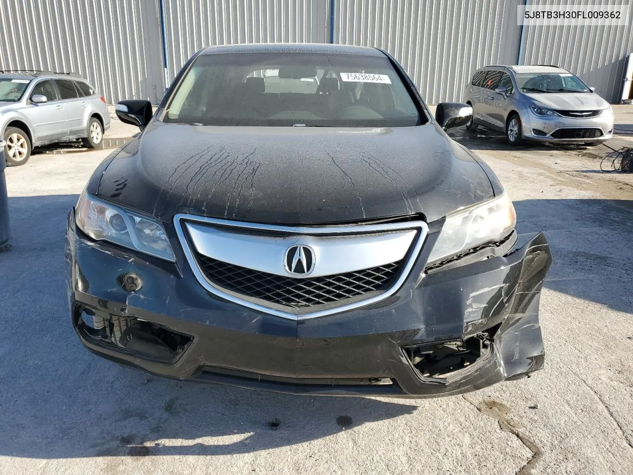 2015 Acura Rdx VIN: 5J8TB3H30FL009362 Lot: 75638564