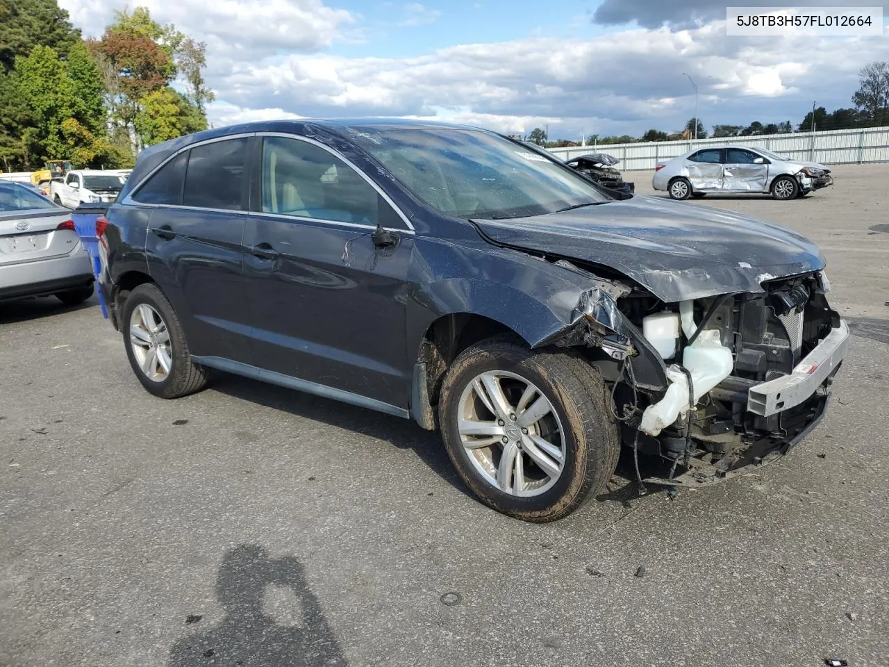 5J8TB3H57FL012664 2015 Acura Rdx Technology