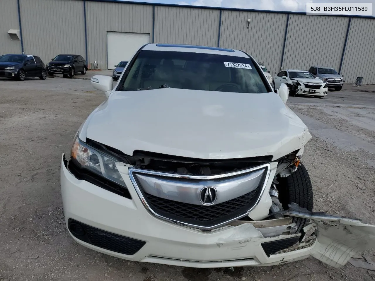 2015 Acura Rdx VIN: 5J8TB3H35FL011589 Lot: 77327214