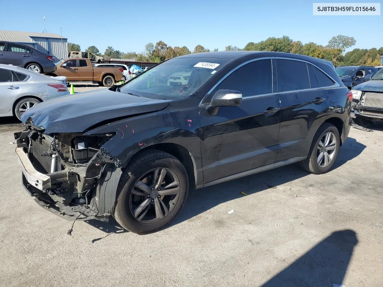 2015 Acura Rdx Technology VIN: 5J8TB3H59FL015646 Lot: 77438594