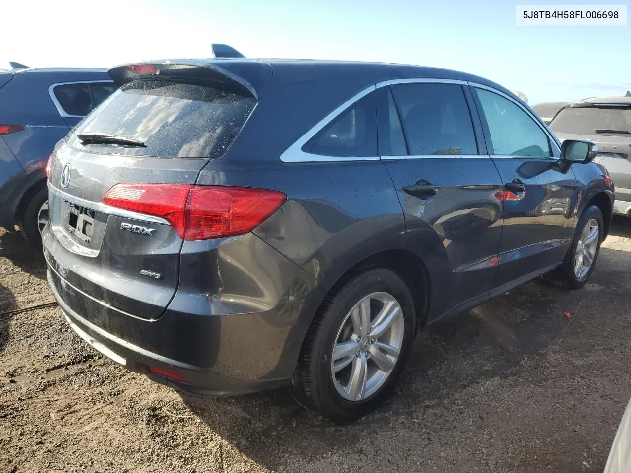 2015 Acura Rdx Technology VIN: 5J8TB4H58FL006698 Lot: 78228764