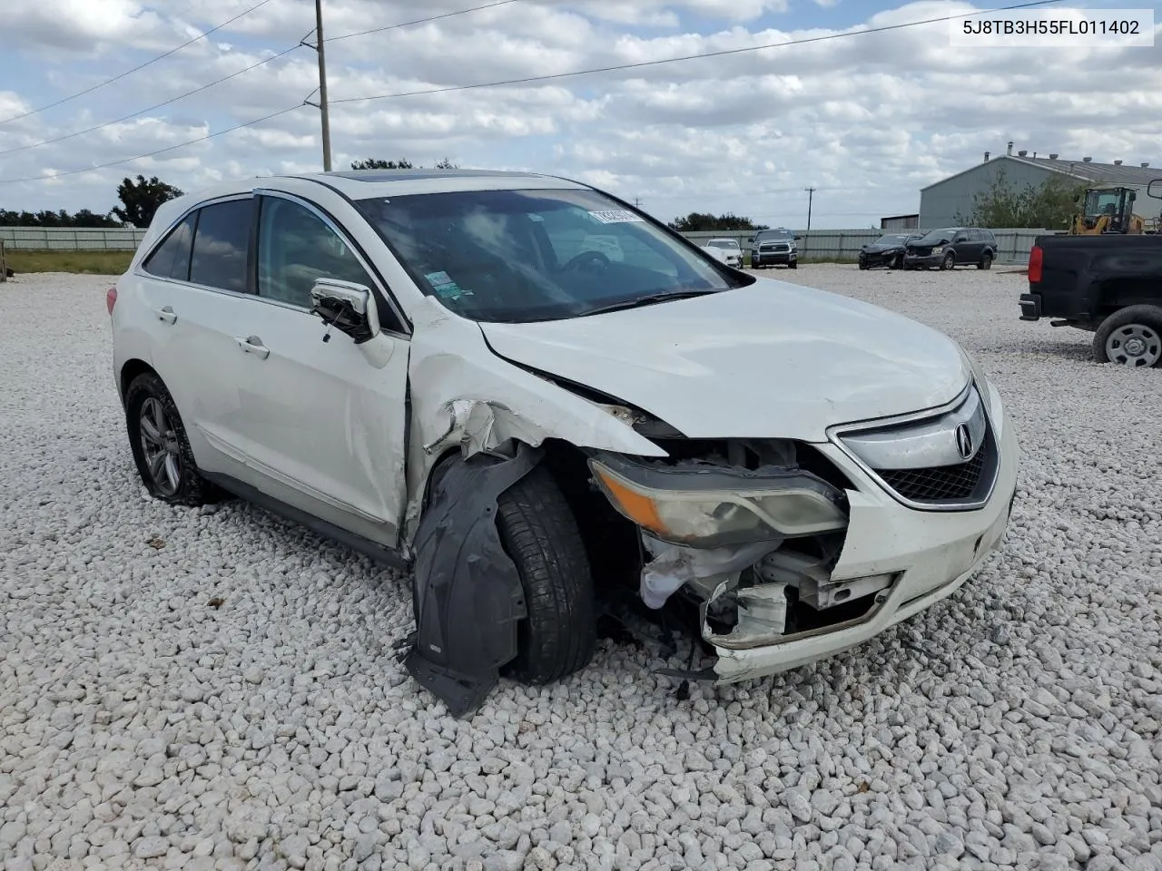 2015 Acura Rdx Technology VIN: 5J8TB3H55FL011402 Lot: 78329074