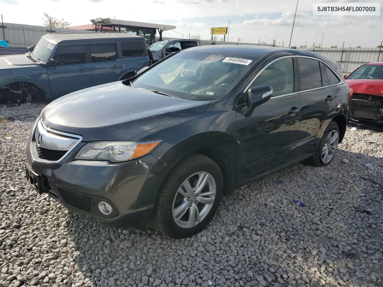 2015 Acura Rdx Technology VIN: 5J8TB3H54FL007003 Lot: 78469964