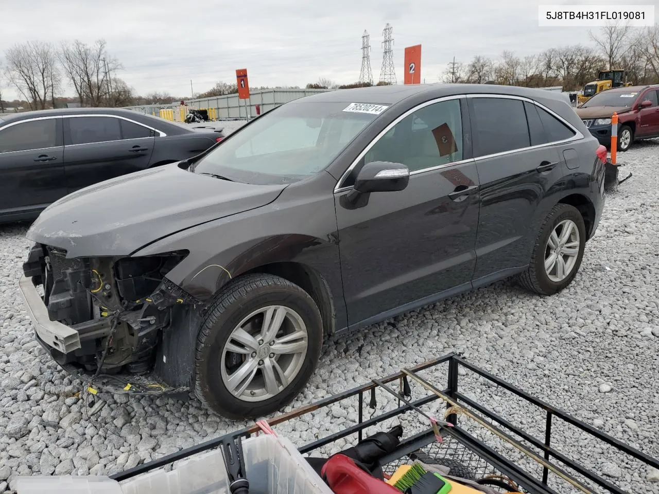 2015 Acura Rdx VIN: 5J8TB4H31FL019081 Lot: 78520214