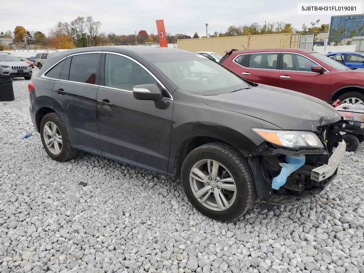 2015 Acura Rdx VIN: 5J8TB4H31FL019081 Lot: 78520214