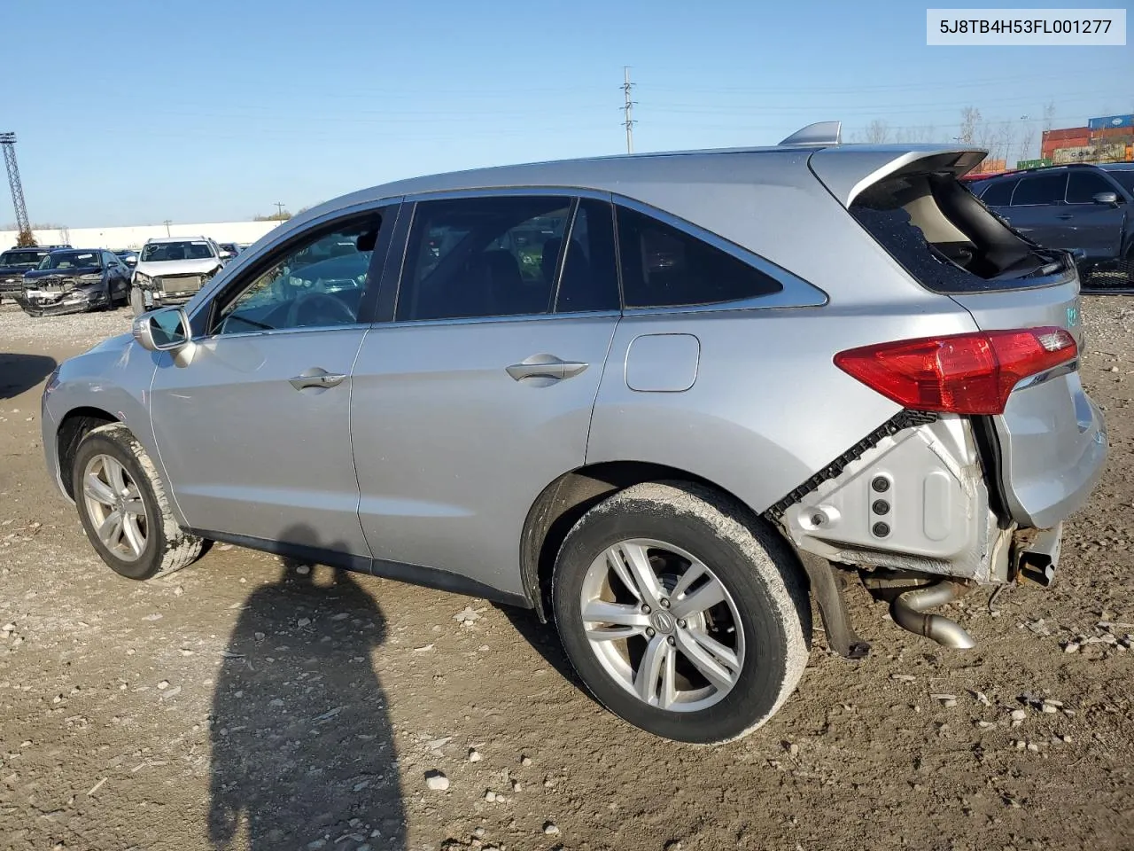 2015 Acura Rdx Technology VIN: 5J8TB4H53FL001277 Lot: 79193194