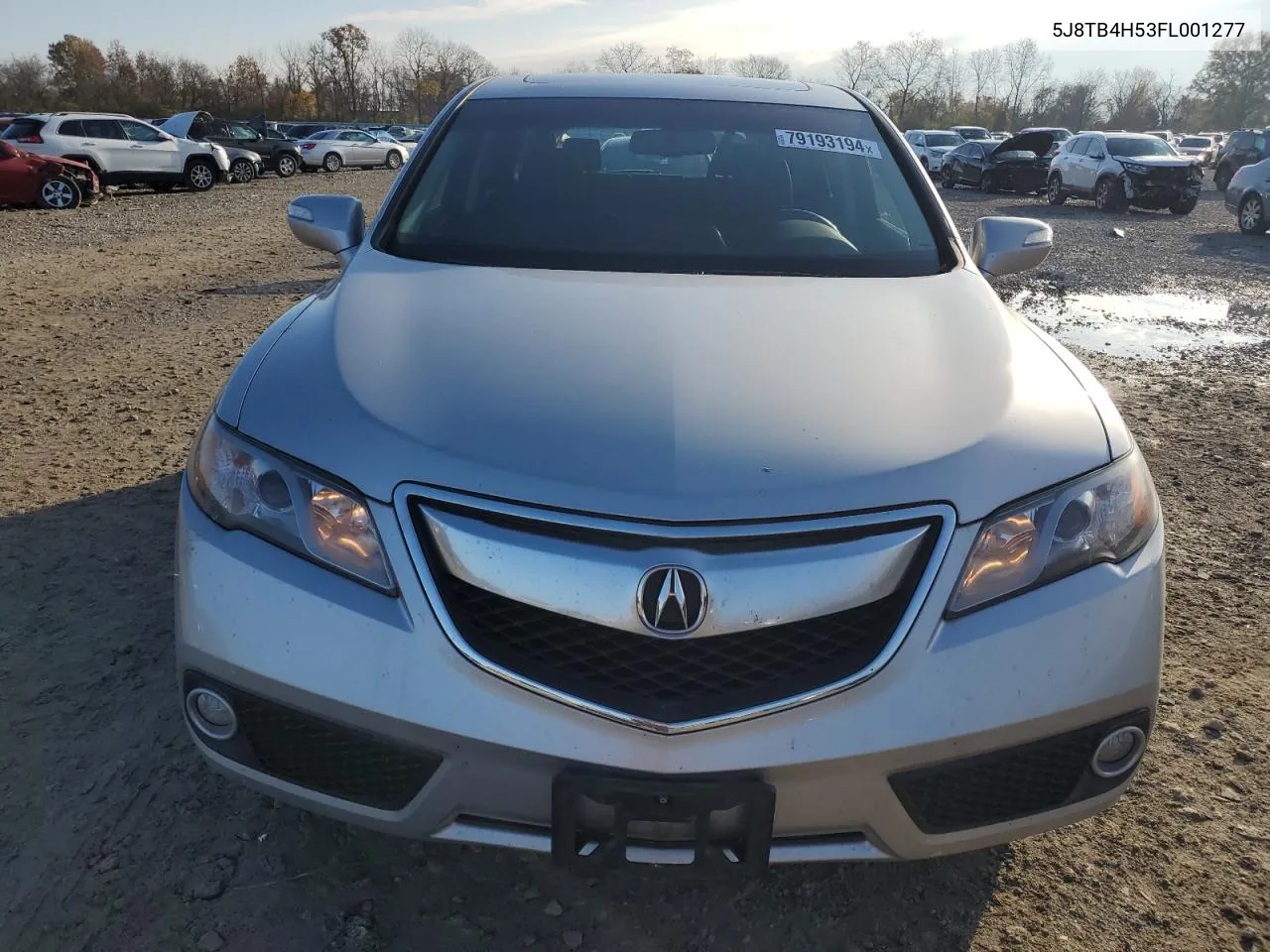 2015 Acura Rdx Technology VIN: 5J8TB4H53FL001277 Lot: 79193194