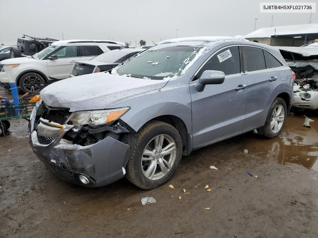 2015 Acura Rdx Technology VIN: 5J8TB4H5XFL021736 Lot: 79965834