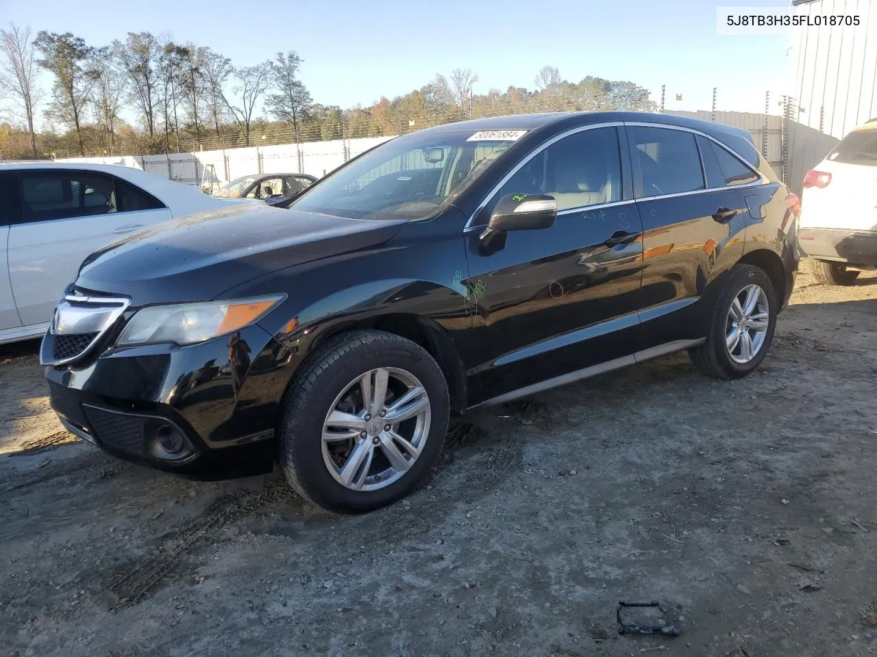 2015 Acura Rdx VIN: 5J8TB3H35FL018705 Lot: 80061884