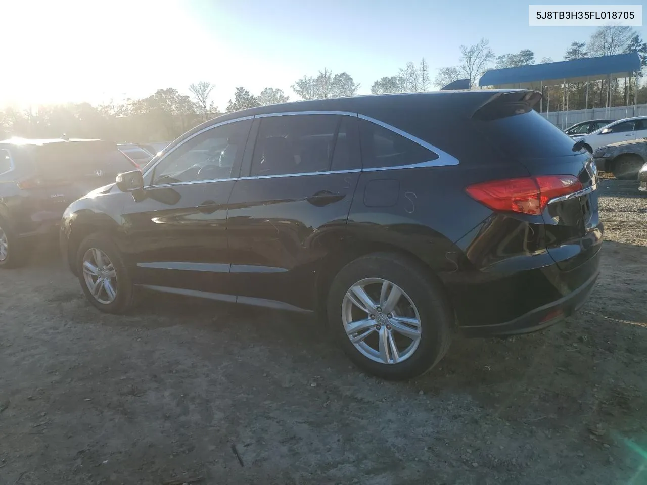 2015 Acura Rdx VIN: 5J8TB3H35FL018705 Lot: 80061884