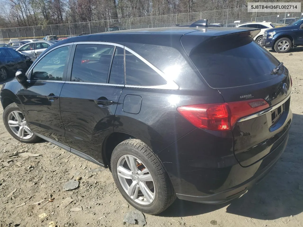 2015 Acura Rdx VIN: 5J8TB4H36FL002714 Lot: 80238304