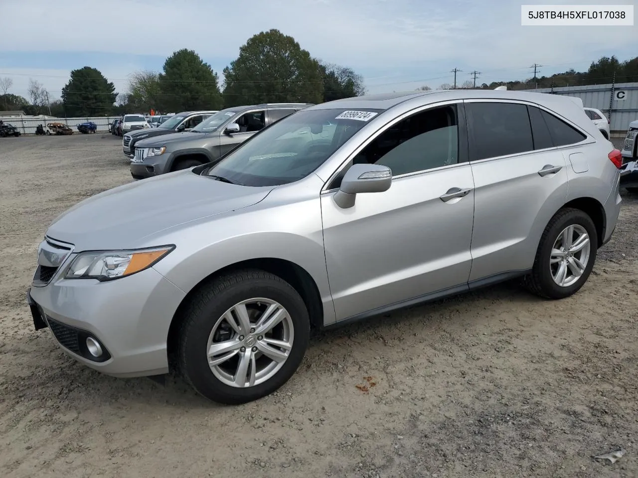 2015 Acura Rdx Technology VIN: 5J8TB4H5XFL017038 Lot: 80996124