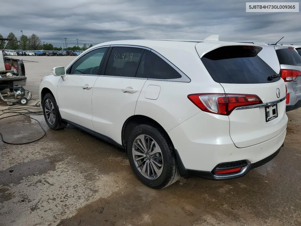 2016 Acura Rdx Advance VIN: 5J8TB4H73GL009365 Lot: 51295144