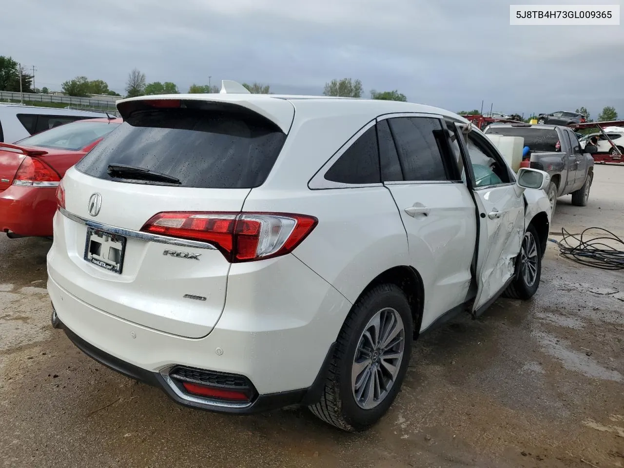 2016 Acura Rdx Advance VIN: 5J8TB4H73GL009365 Lot: 51295144