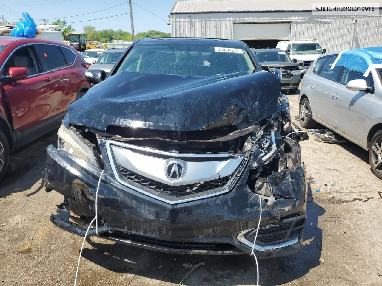 2016 Acura Rdx VIN: 5J8TB4H32GL019916 Lot: 55048854