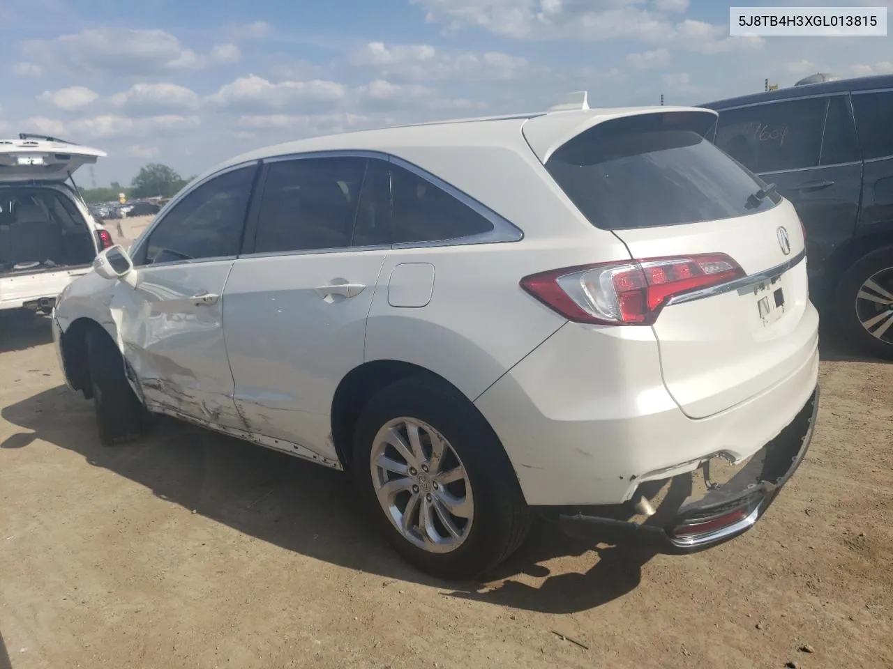 2016 Acura Rdx VIN: 5J8TB4H3XGL013815 Lot: 55760574