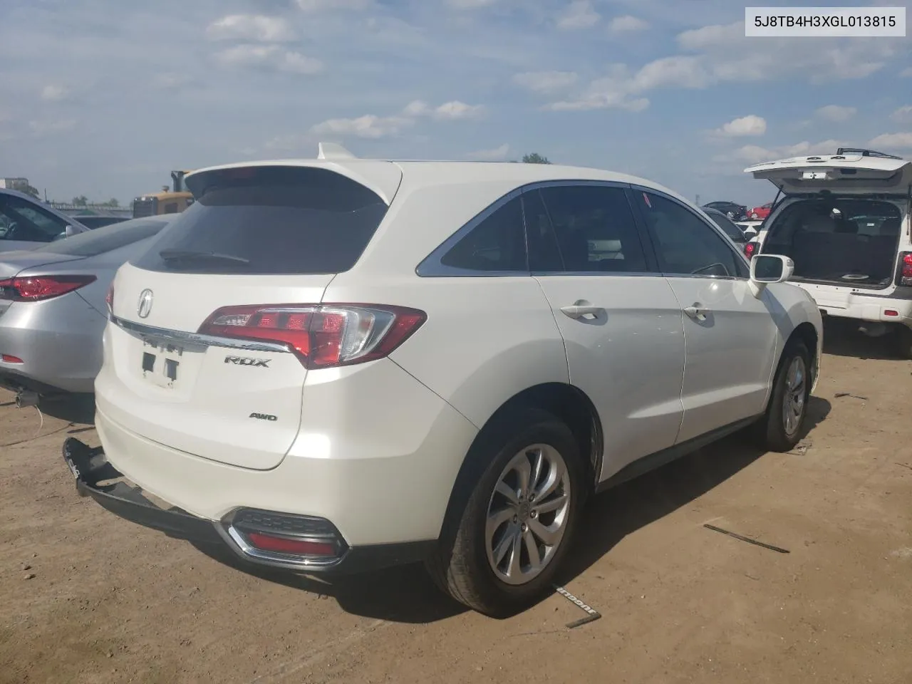 5J8TB4H3XGL013815 2016 Acura Rdx