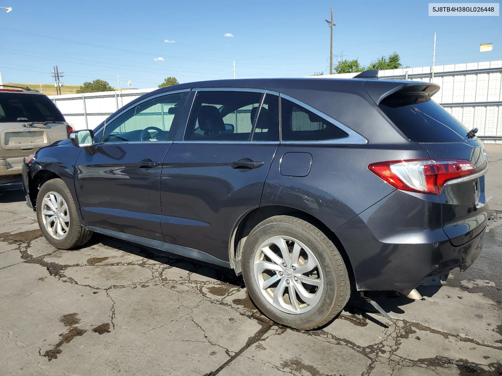 2016 Acura Rdx VIN: 5J8TB4H38GL026448 Lot: 62454584