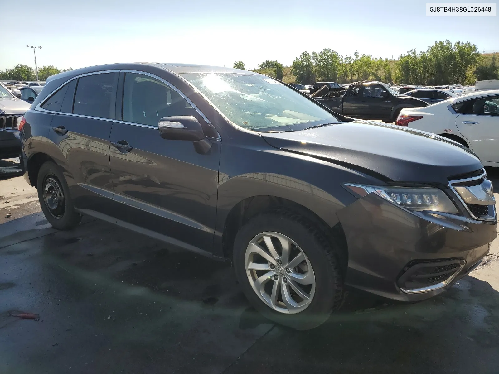 2016 Acura Rdx VIN: 5J8TB4H38GL026448 Lot: 62454584