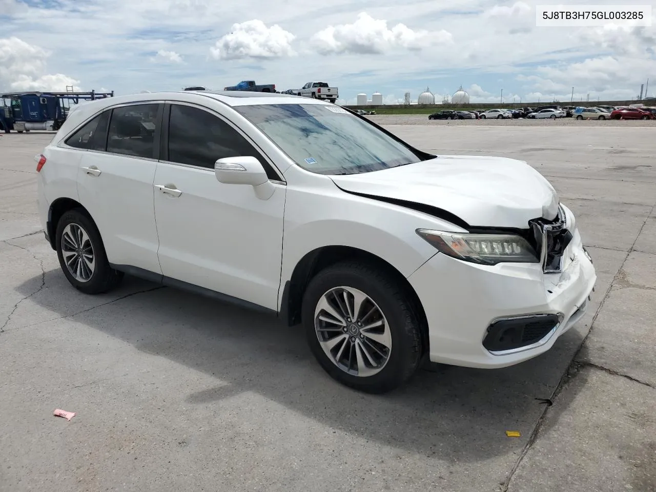 2016 Acura Rdx Advance VIN: 5J8TB3H75GL003285 Lot: 63262084