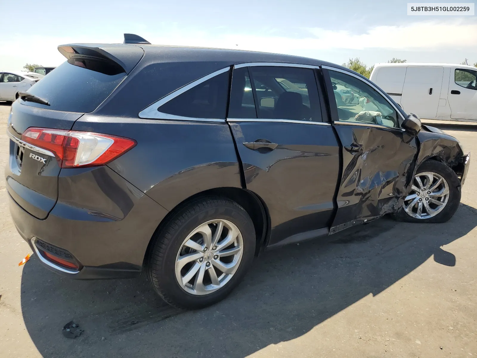 2016 Acura Rdx Technology VIN: 5J8TB3H51GL002259 Lot: 65734804