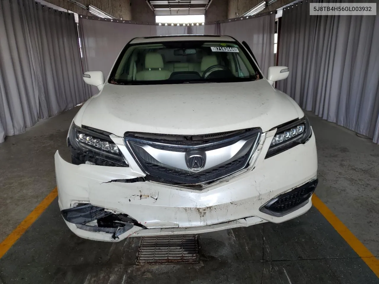 2016 Acura Rdx Technology VIN: 5J8TB4H56GL003932 Lot: 67143444