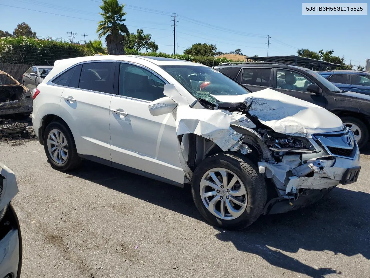 2016 Acura Rdx Technology VIN: 5J8TB3H56GL015525 Lot: 67284584