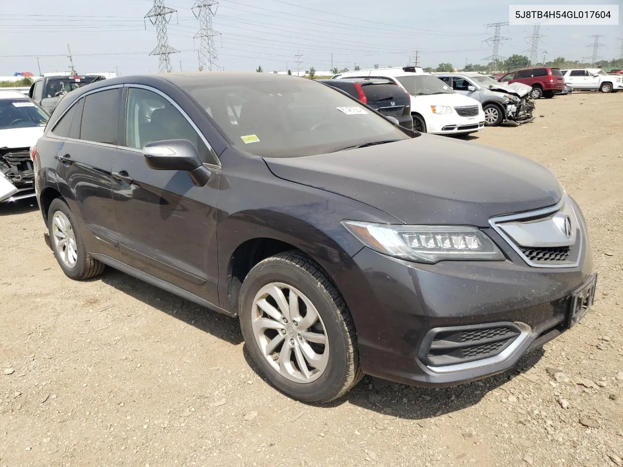 5J8TB4H54GL017604 2016 Acura Rdx Technology