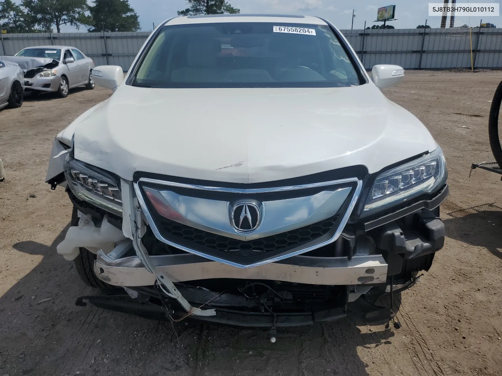 5J8TB3H79GL010112 2016 Acura Rdx Advance