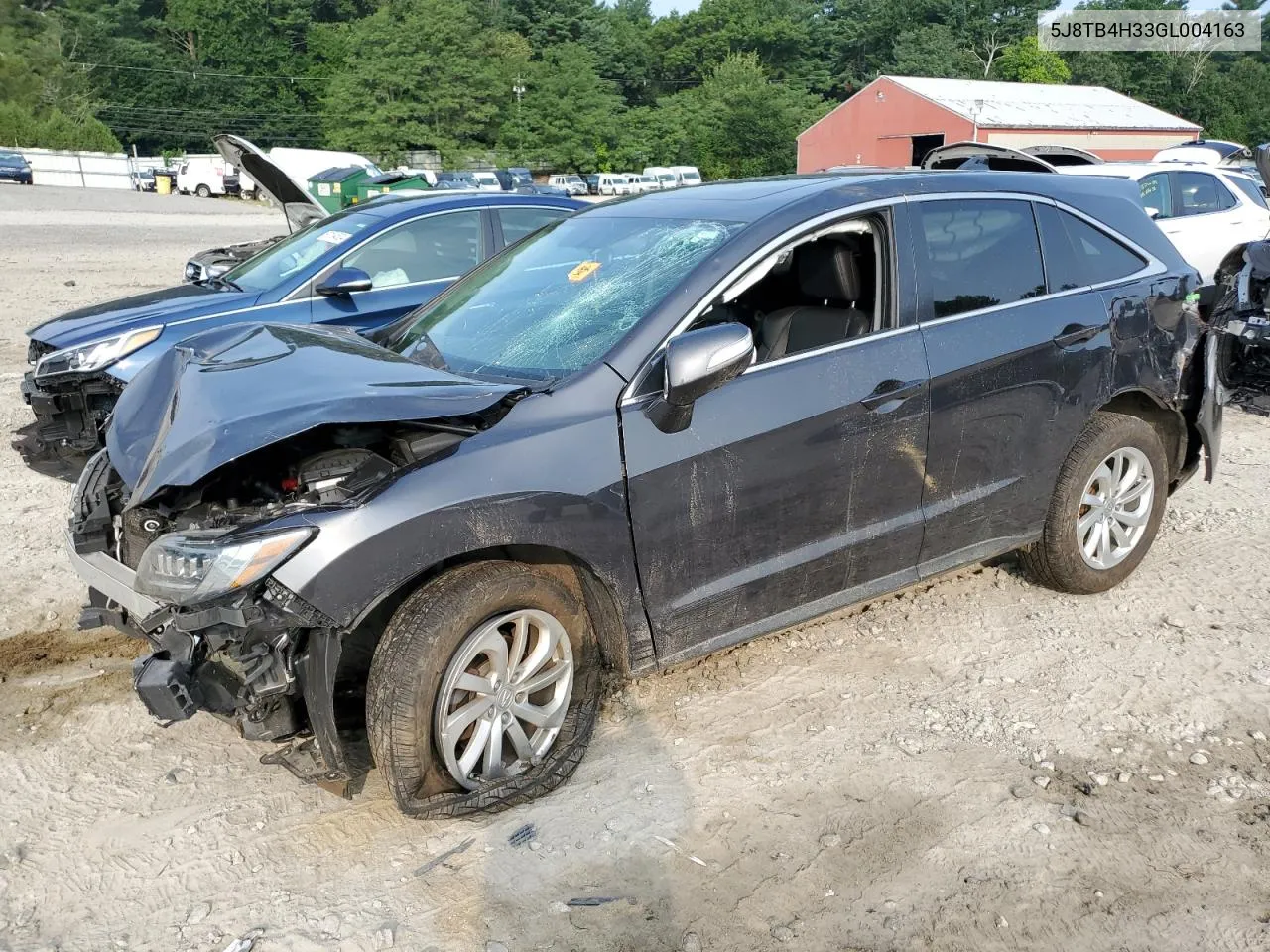 2016 Acura Rdx VIN: 5J8TB4H33GL004163 Lot: 67651604