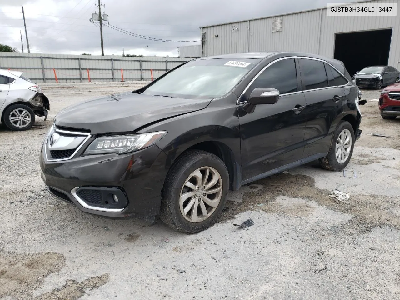 5J8TB3H34GL013447 2016 Acura Rdx