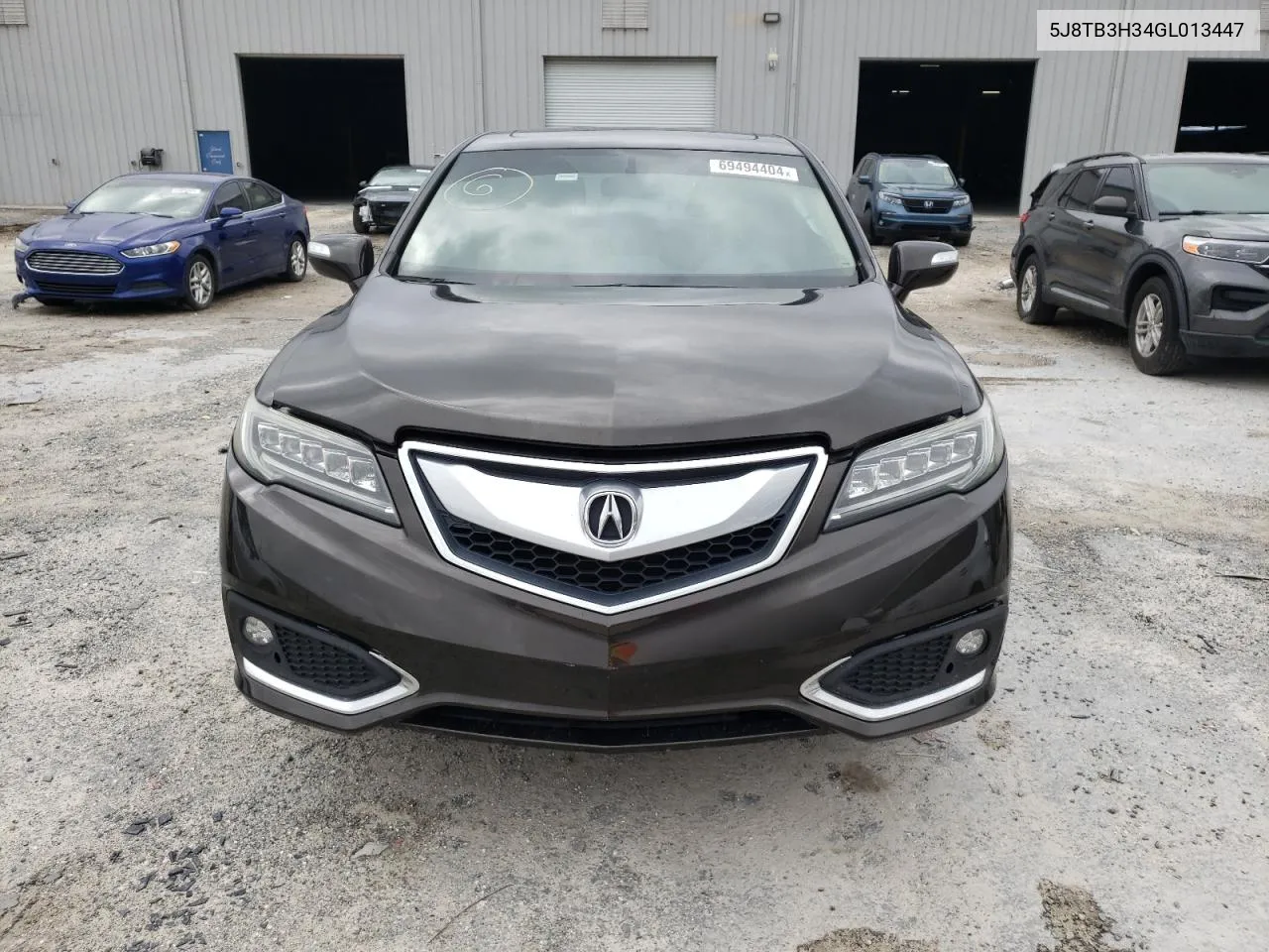 2016 Acura Rdx VIN: 5J8TB3H34GL013447 Lot: 69494404