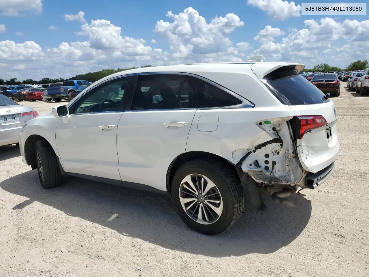 2016 Acura Rdx Advance VIN: 5J8TB3H74GL013080 Lot: 69576874