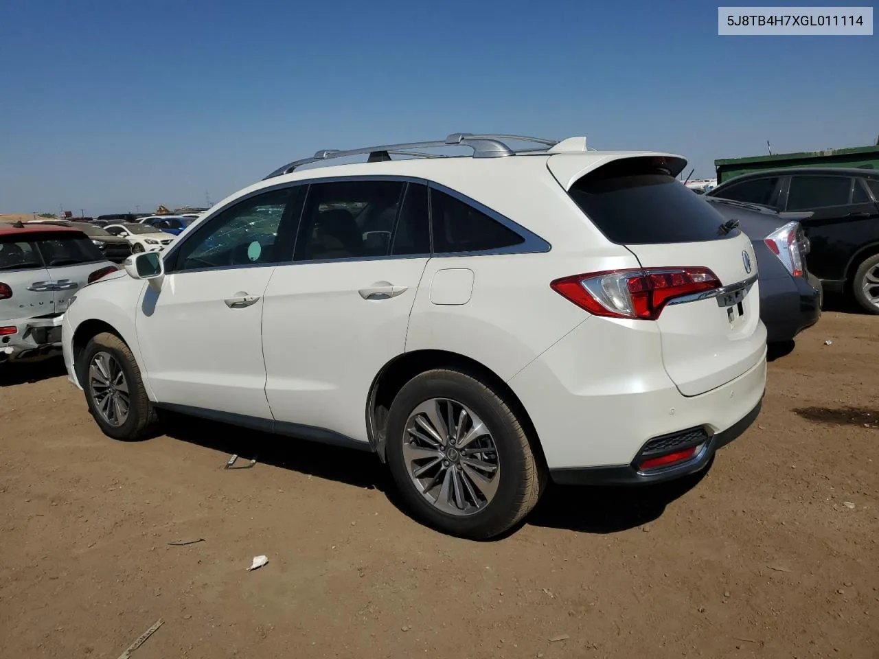 5J8TB4H7XGL011114 2016 Acura Rdx Advance