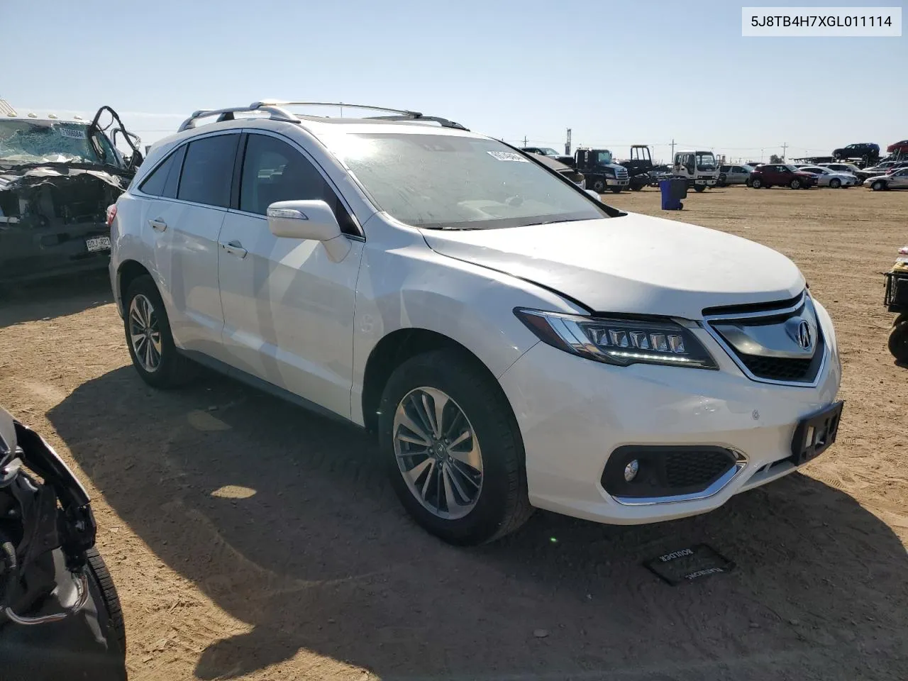 5J8TB4H7XGL011114 2016 Acura Rdx Advance