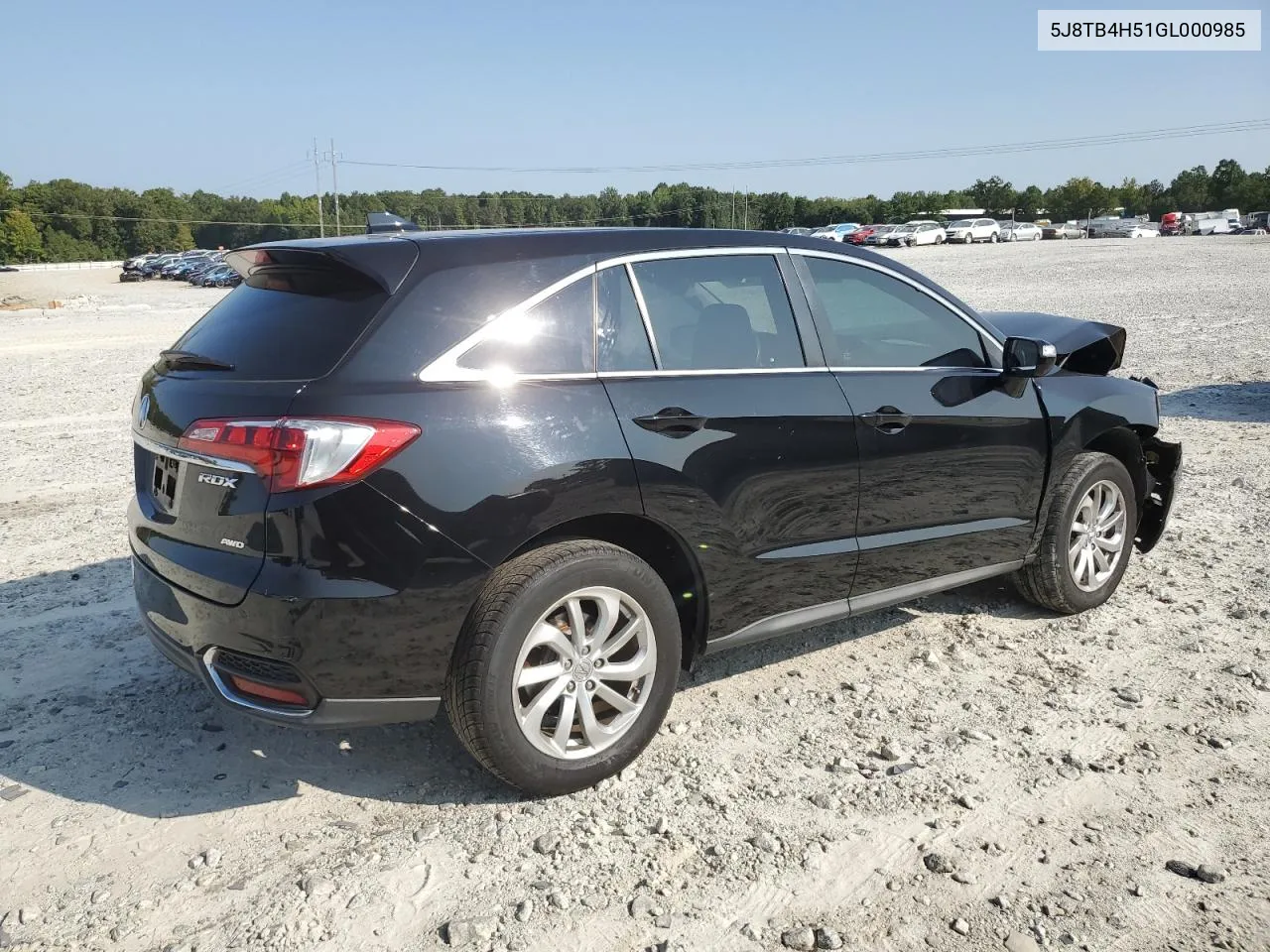 5J8TB4H51GL000985 2016 Acura Rdx Technology