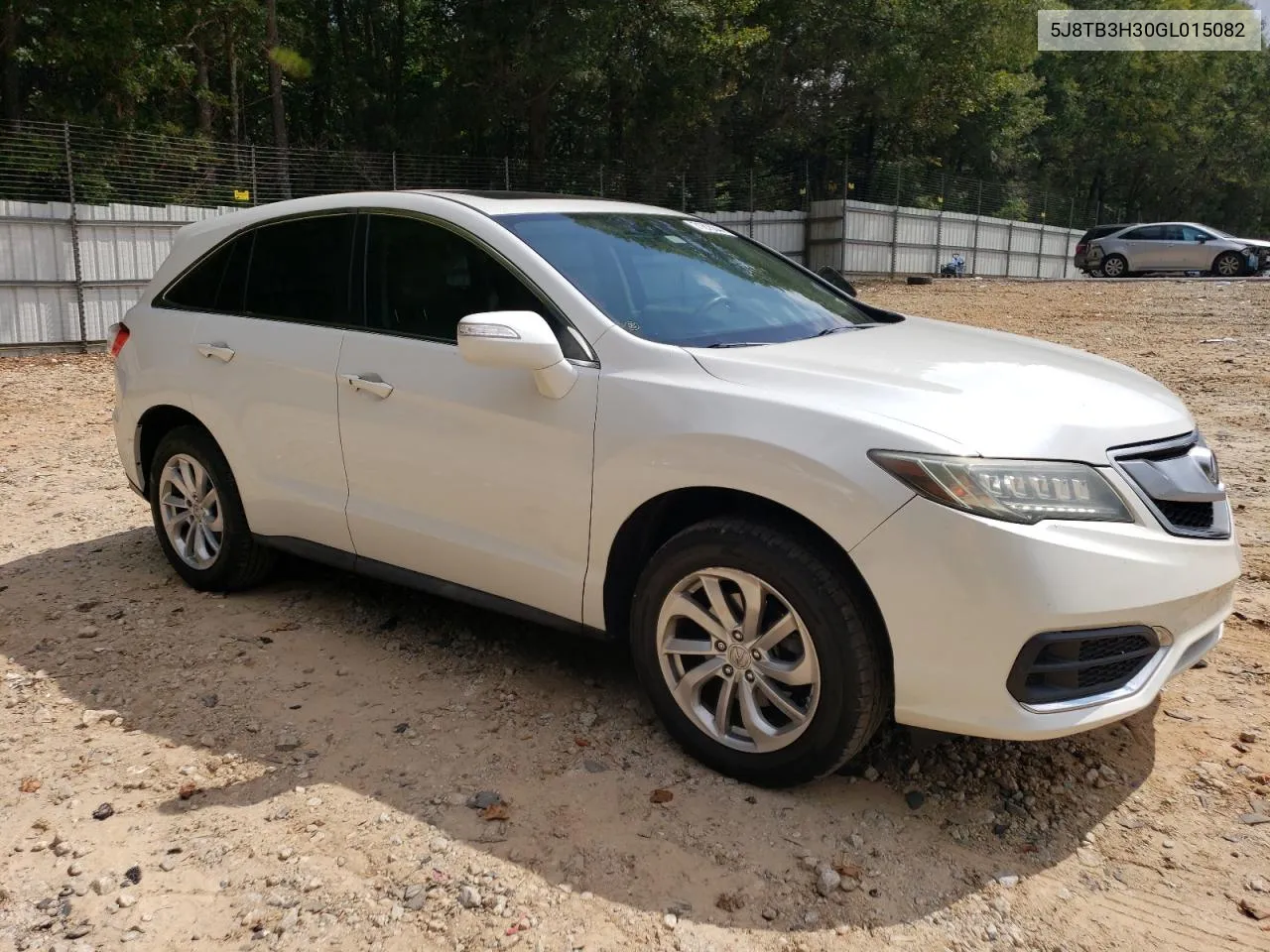 2016 Acura Rdx VIN: 5J8TB3H30GL015082 Lot: 71875544