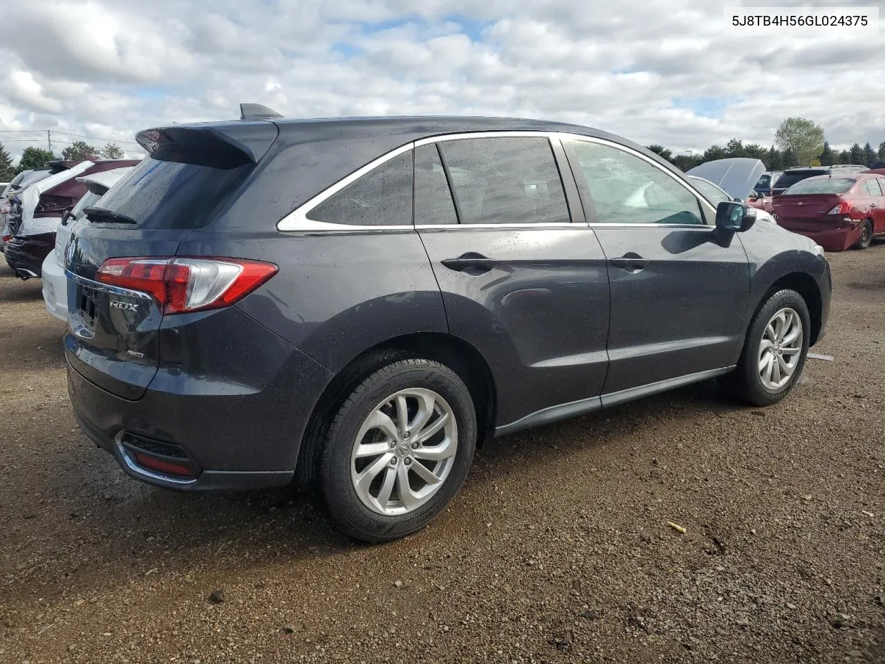 2016 Acura Rdx Technology VIN: 5J8TB4H56GL024375 Lot: 72152644