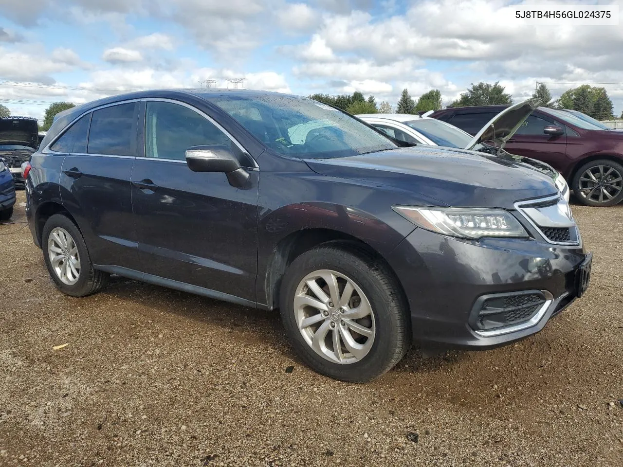 2016 Acura Rdx Technology VIN: 5J8TB4H56GL024375 Lot: 72152644