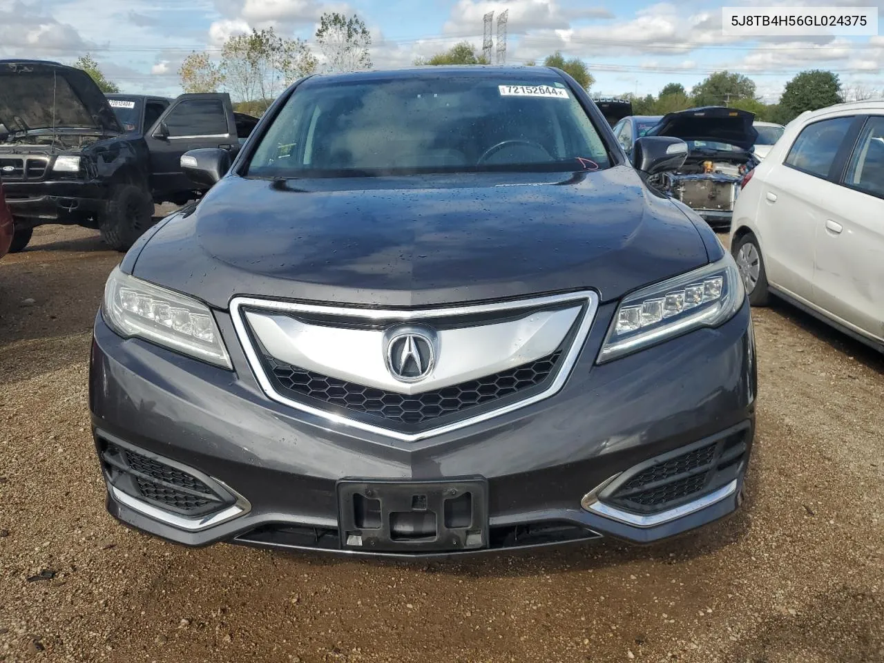 2016 Acura Rdx Technology VIN: 5J8TB4H56GL024375 Lot: 72152644