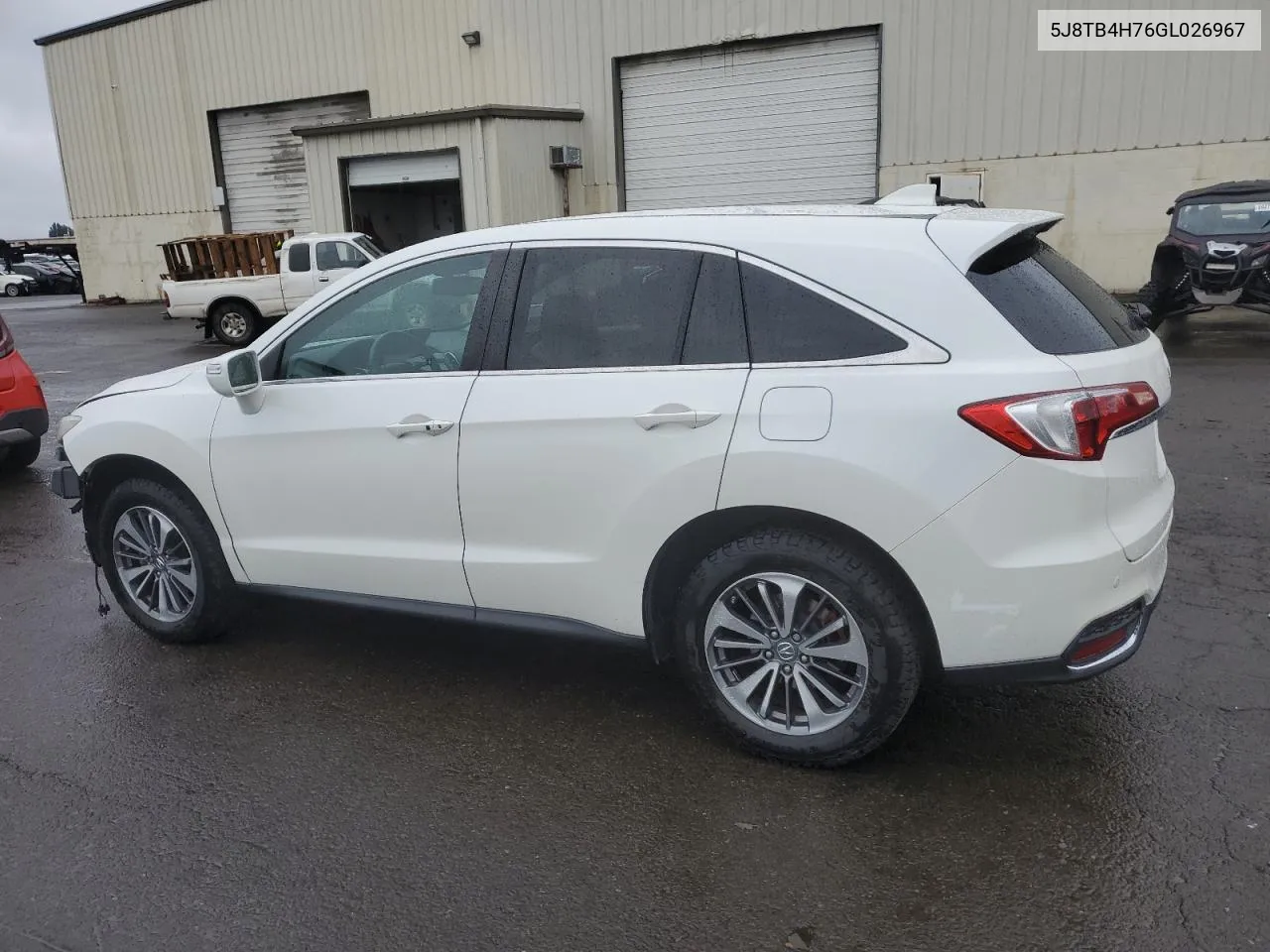 2016 Acura Rdx Advance VIN: 5J8TB4H76GL026967 Lot: 72955994