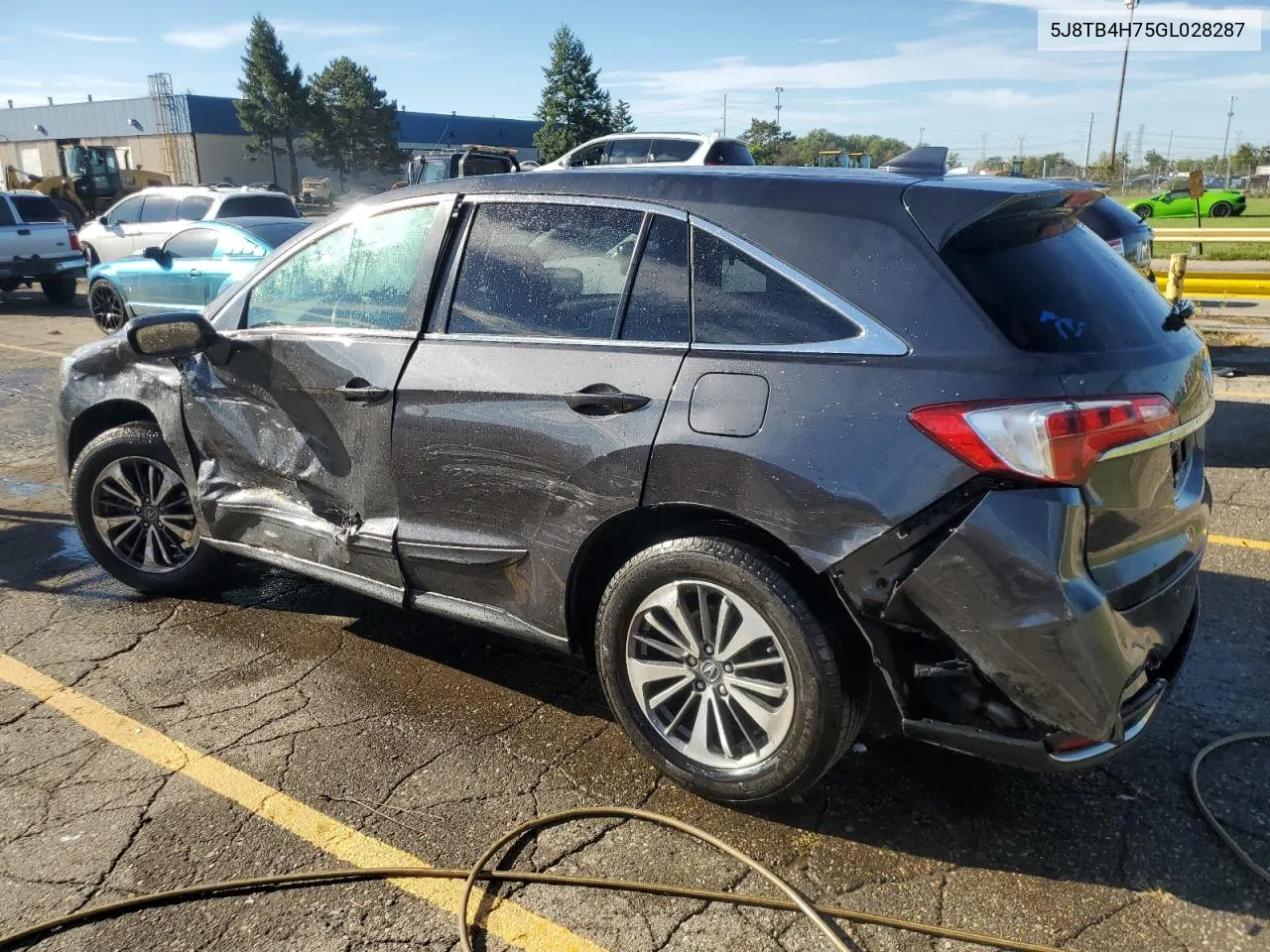 2016 Acura Rdx Advance VIN: 5J8TB4H75GL028287 Lot: 73588664