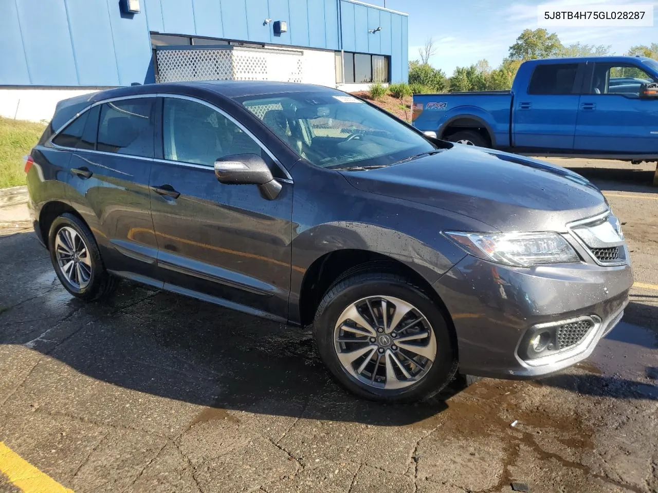 2016 Acura Rdx Advance VIN: 5J8TB4H75GL028287 Lot: 73588664