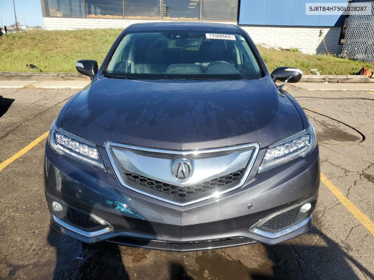 2016 Acura Rdx Advance VIN: 5J8TB4H75GL028287 Lot: 73588664