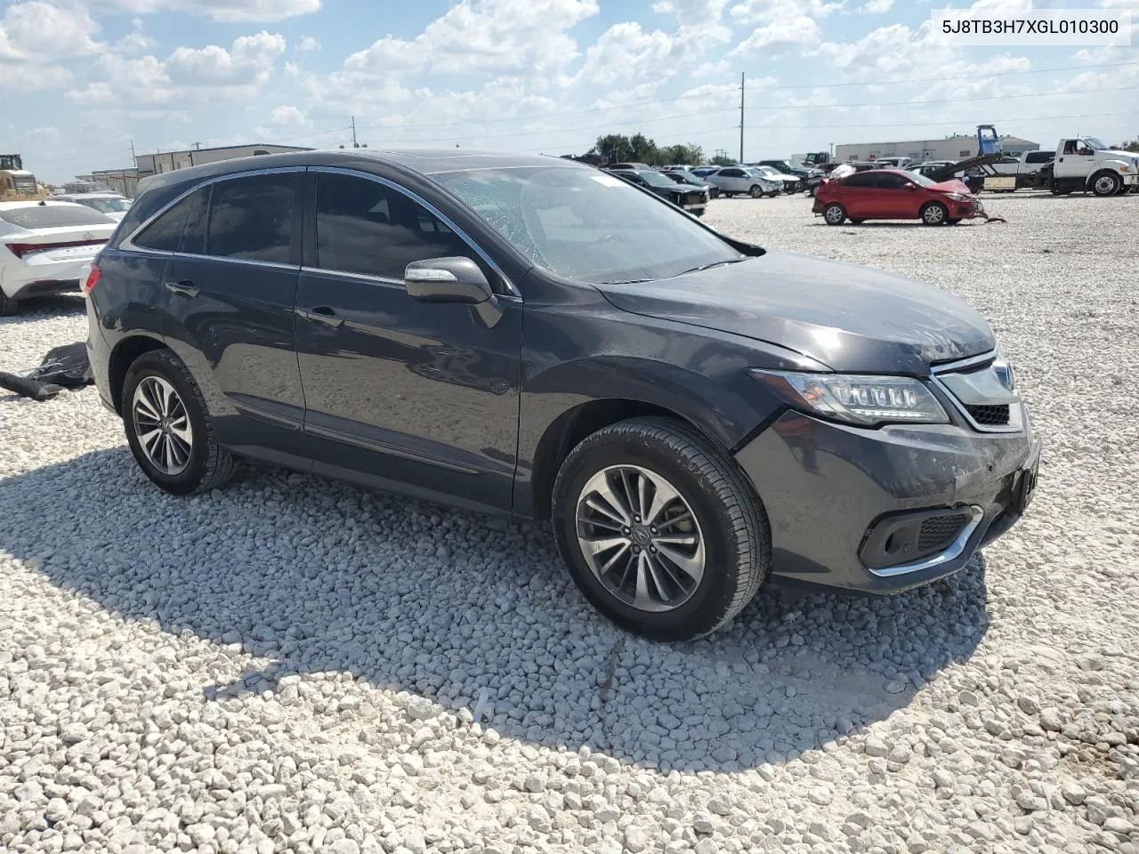 2016 Acura Rdx Advance VIN: 5J8TB3H7XGL010300 Lot: 73809284