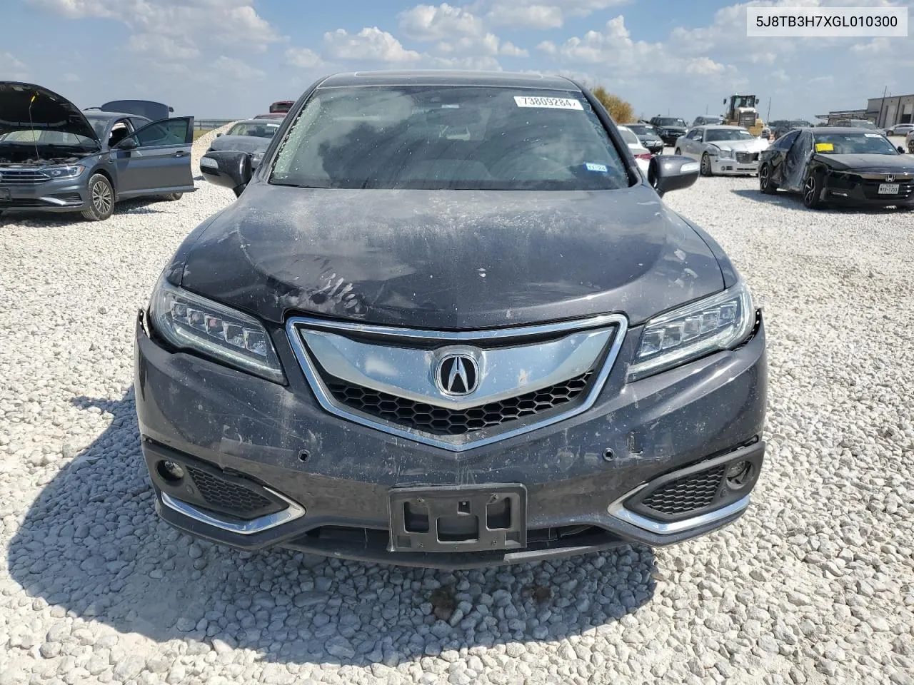 2016 Acura Rdx Advance VIN: 5J8TB3H7XGL010300 Lot: 73809284