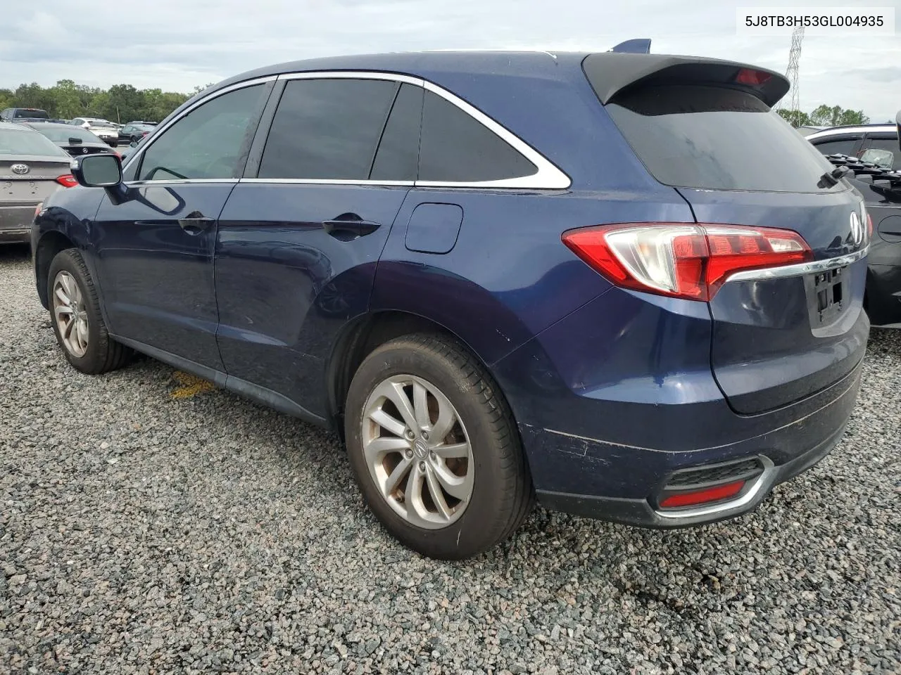 2016 Acura Rdx Technology VIN: 5J8TB3H53GL004935 Lot: 73867954