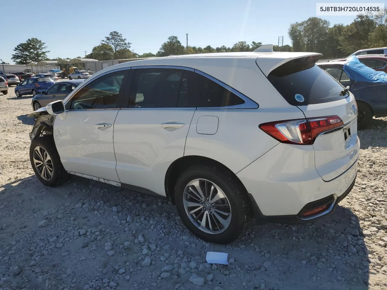 2016 Acura Rdx Advance VIN: 5J8TB3H72GL014535 Lot: 73968644